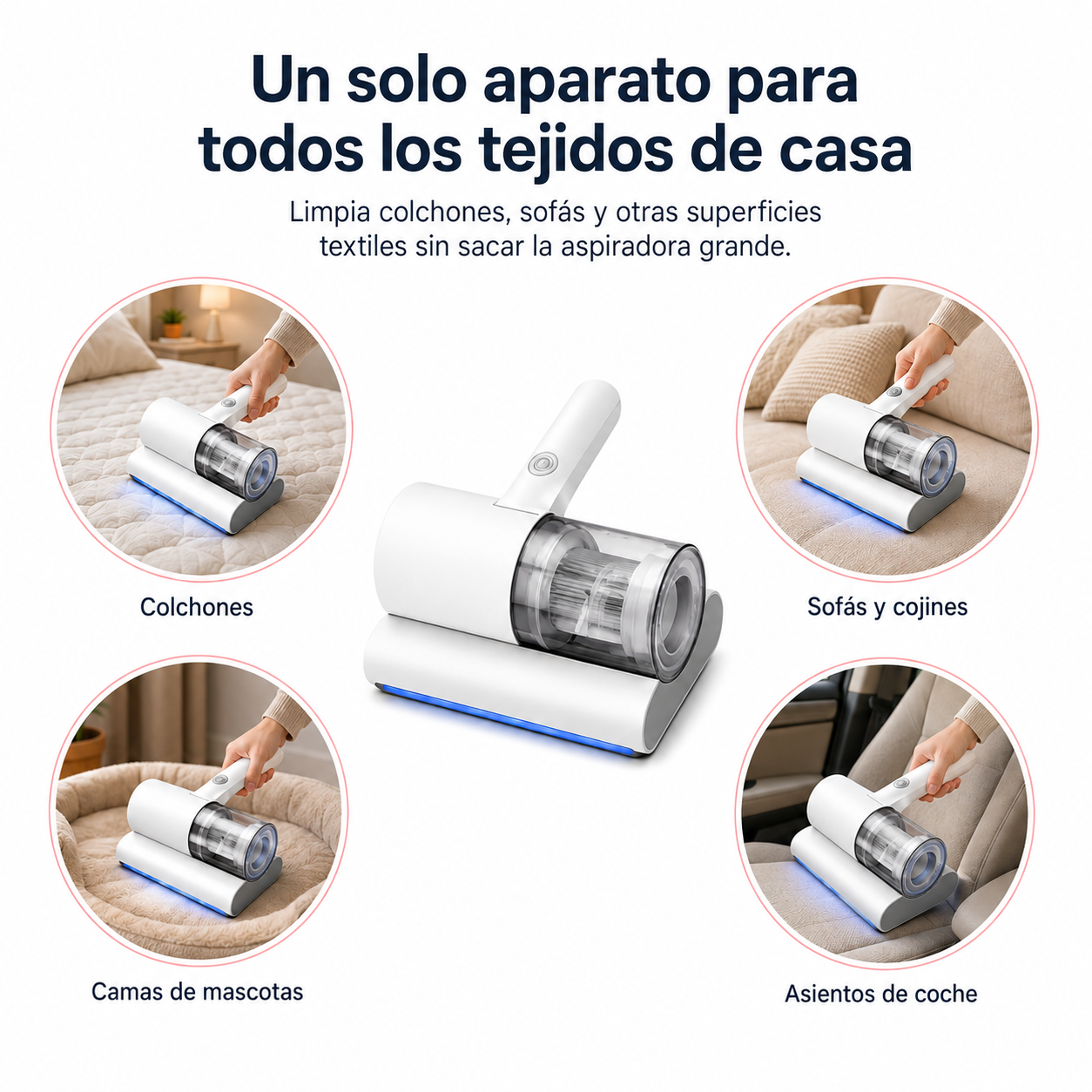 Aspiradora Antiácaros UV