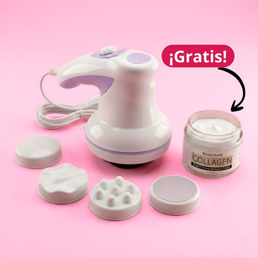 Masajeador Anticelulitis 5 en 1 - RelaxTone + Crema Anticelulitis Gratis
