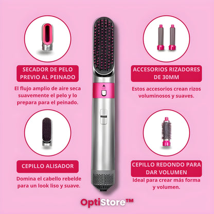 Cepillo Secador 5 en 1 Profesional