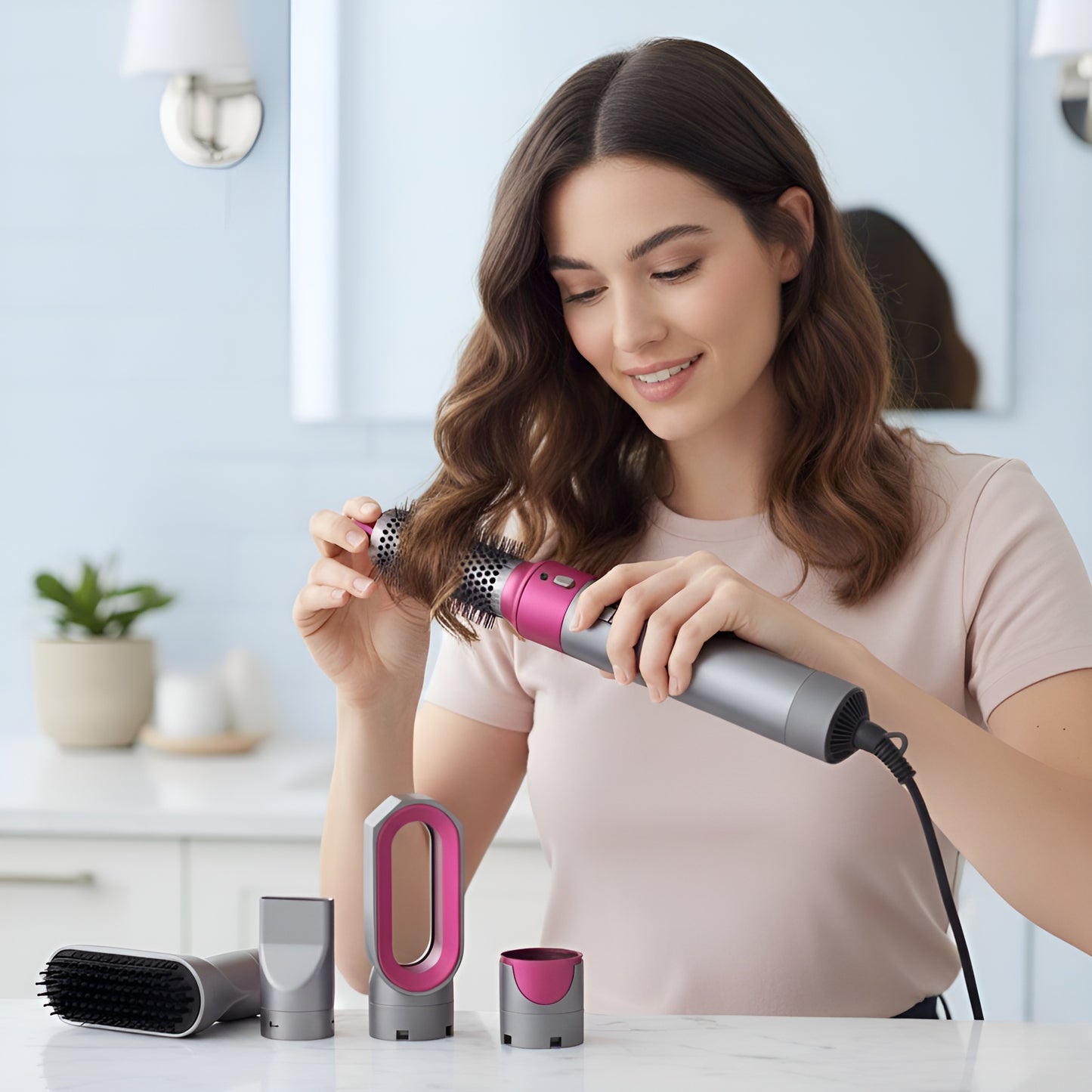 Cepillo Secador 5 en 1 Profesional